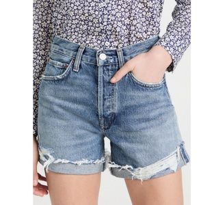 AGOLDE Parker long vintage shorts with cuff